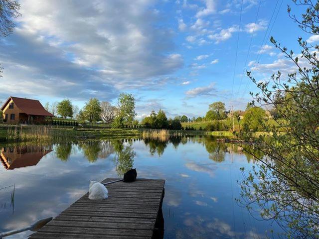 Vila Ranczo Nad Stawem Ryn  Exteriér fotografie